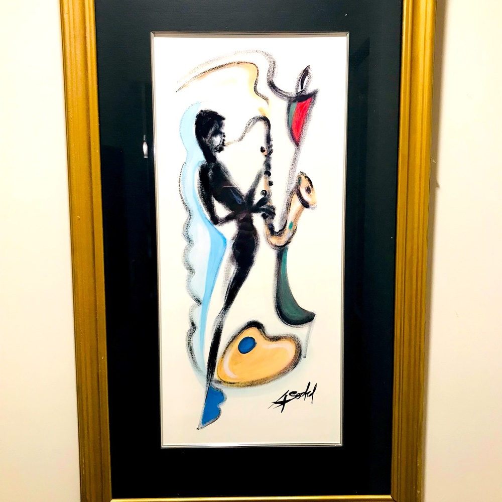 Alfred Gockel Farewell Framed & Signed Limited Edition Print 33”-20”